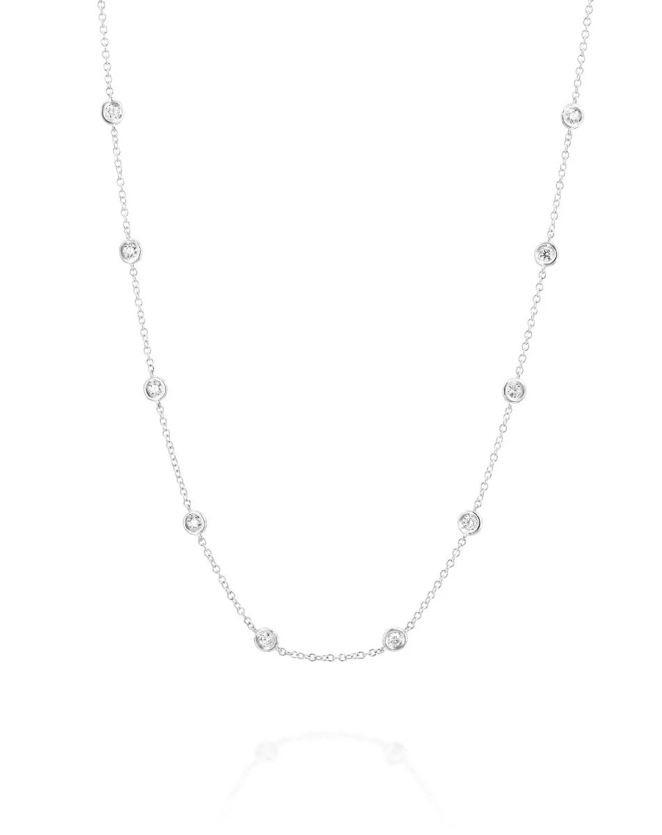 שרשרת DIAMOND STREAMS 14 יהלומים - Image 10
