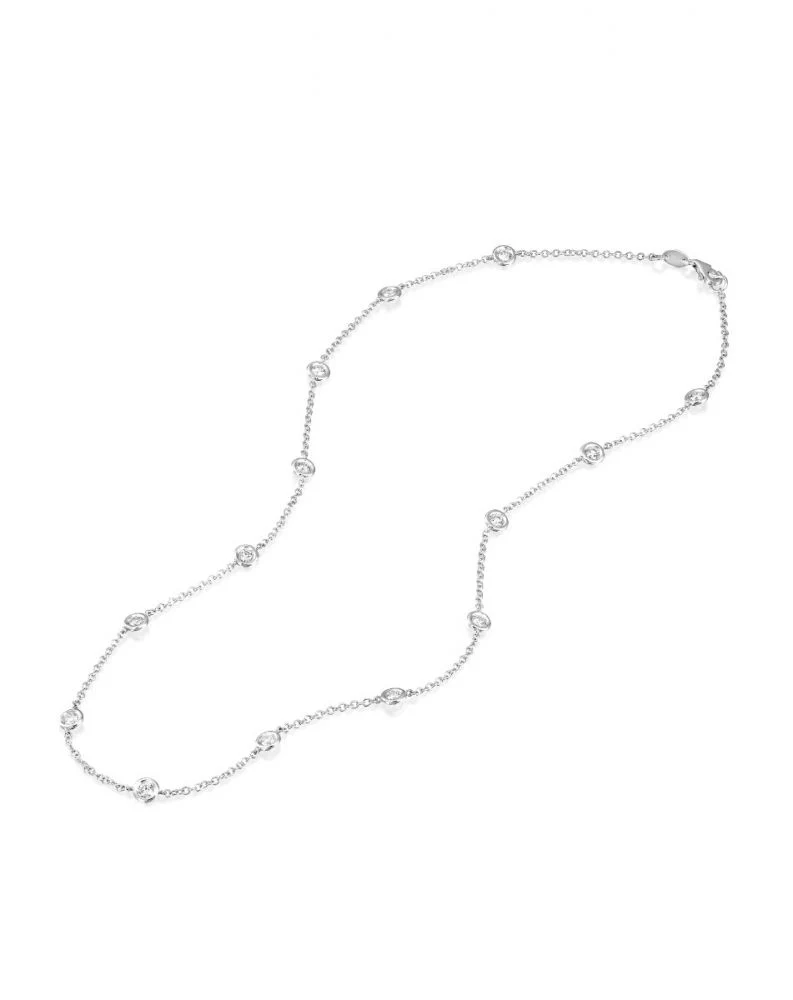 שרשרת DIAMOND STREAMS 14 יהלומים - Image 9