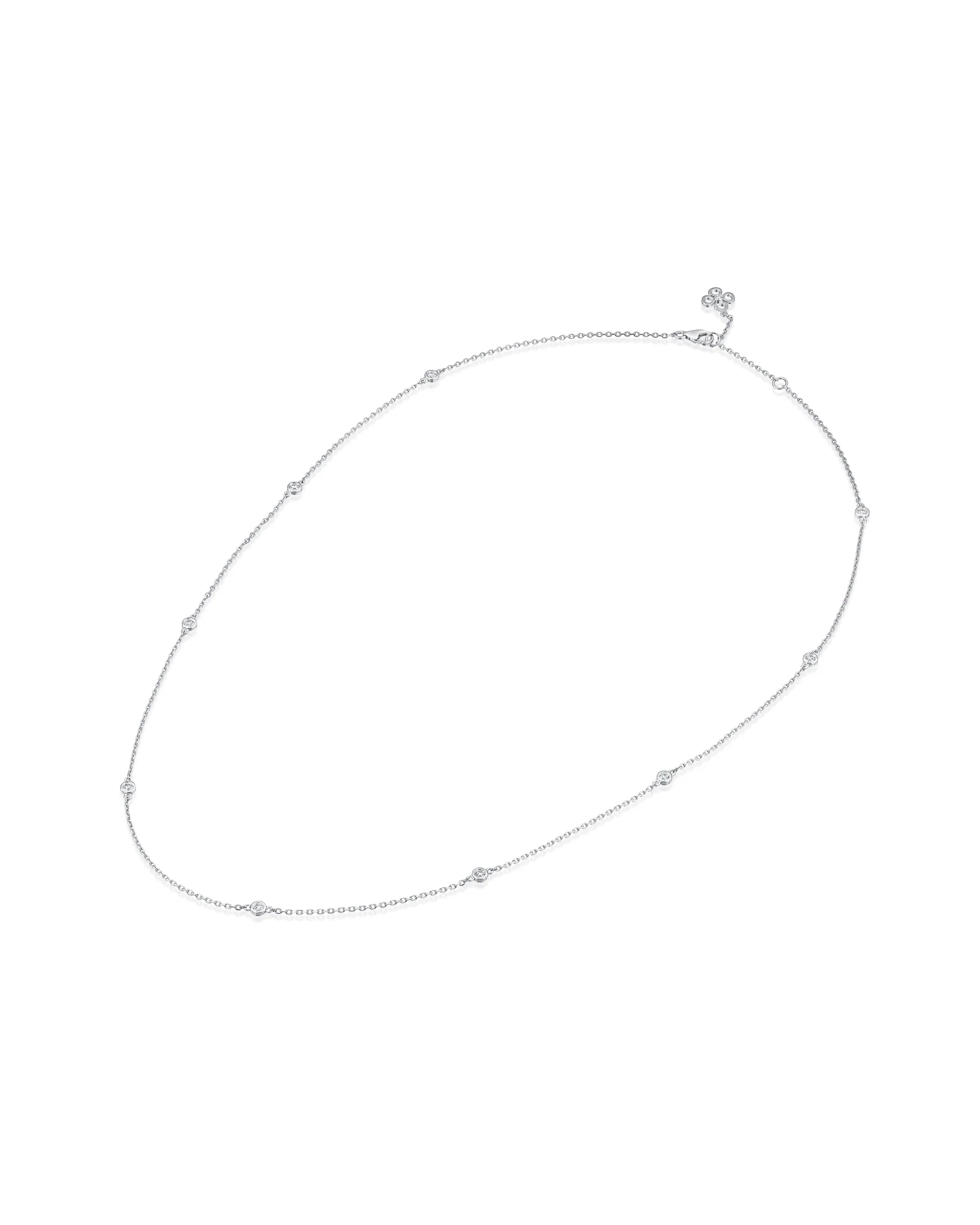 שרשרת DIAMOND STREAMS 9 יהלומים - Image 6