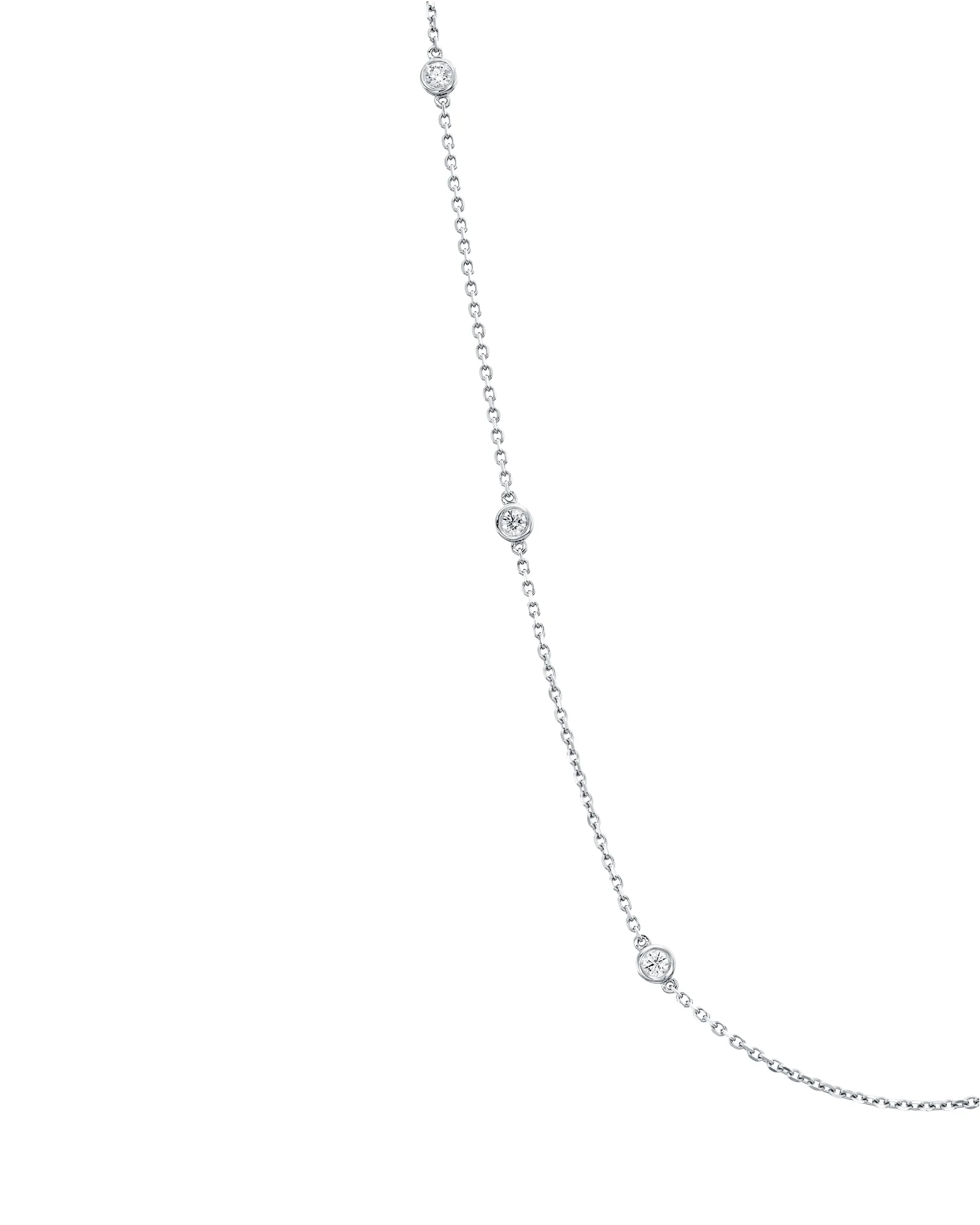 שרשרת DIAMOND STREAMS 9 יהלומים - Image 7