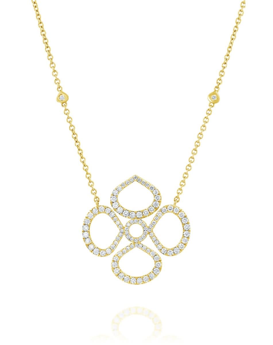 שרשרת פרח ויולטו - 33 מ"מ - Image 3