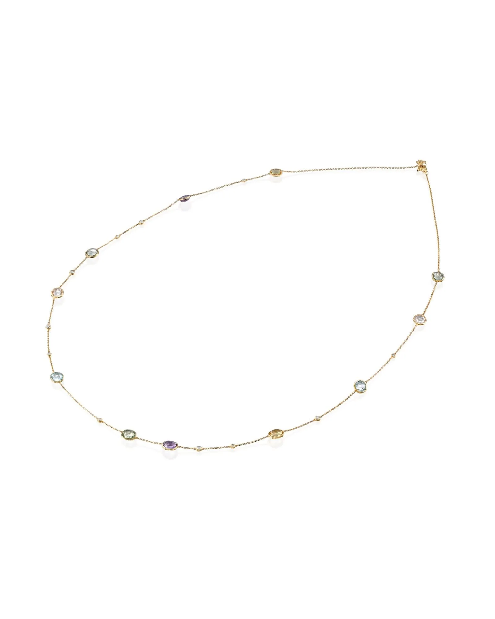 שרשרת Diamond Streams משובצת 11 אבני חן - Image 4