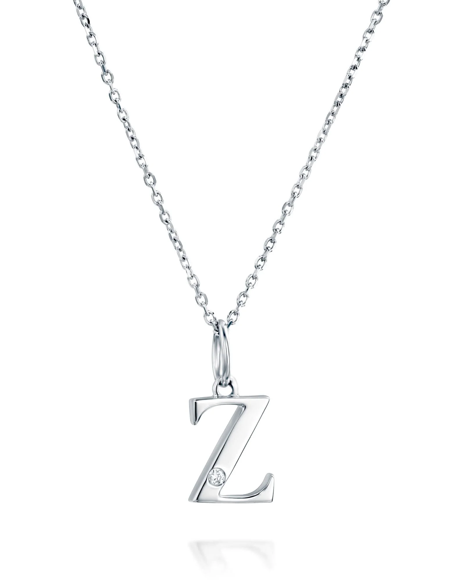 תליון אות Z משובץ יהלום - Image 2