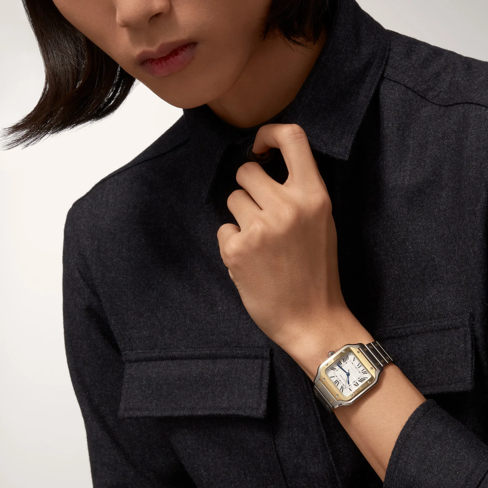 Santos de Cartier watch Medium Model - Image 9