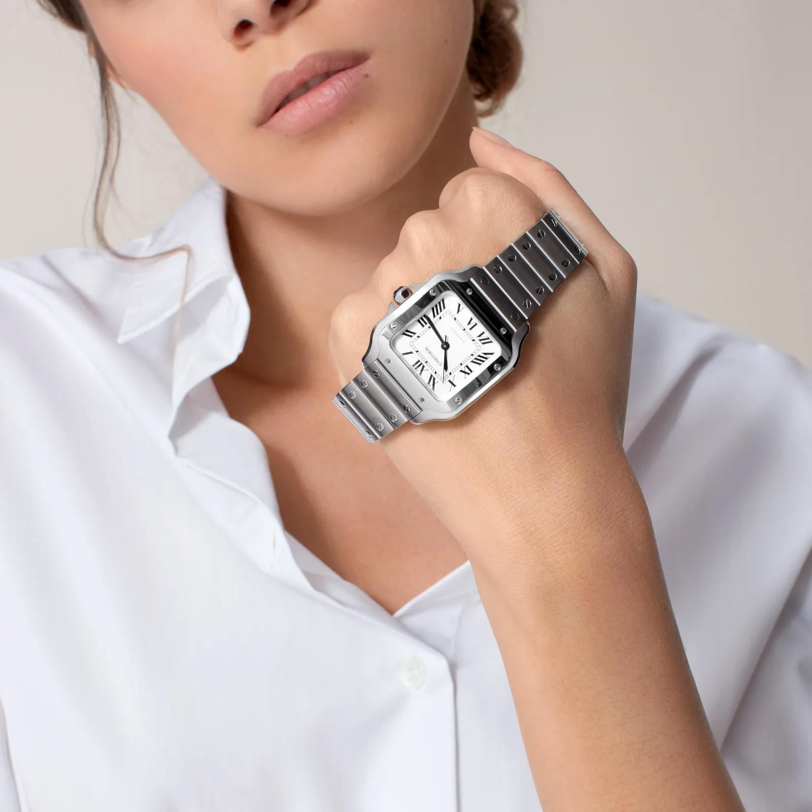 Santos de Cartier watch Medium Model - Image 8