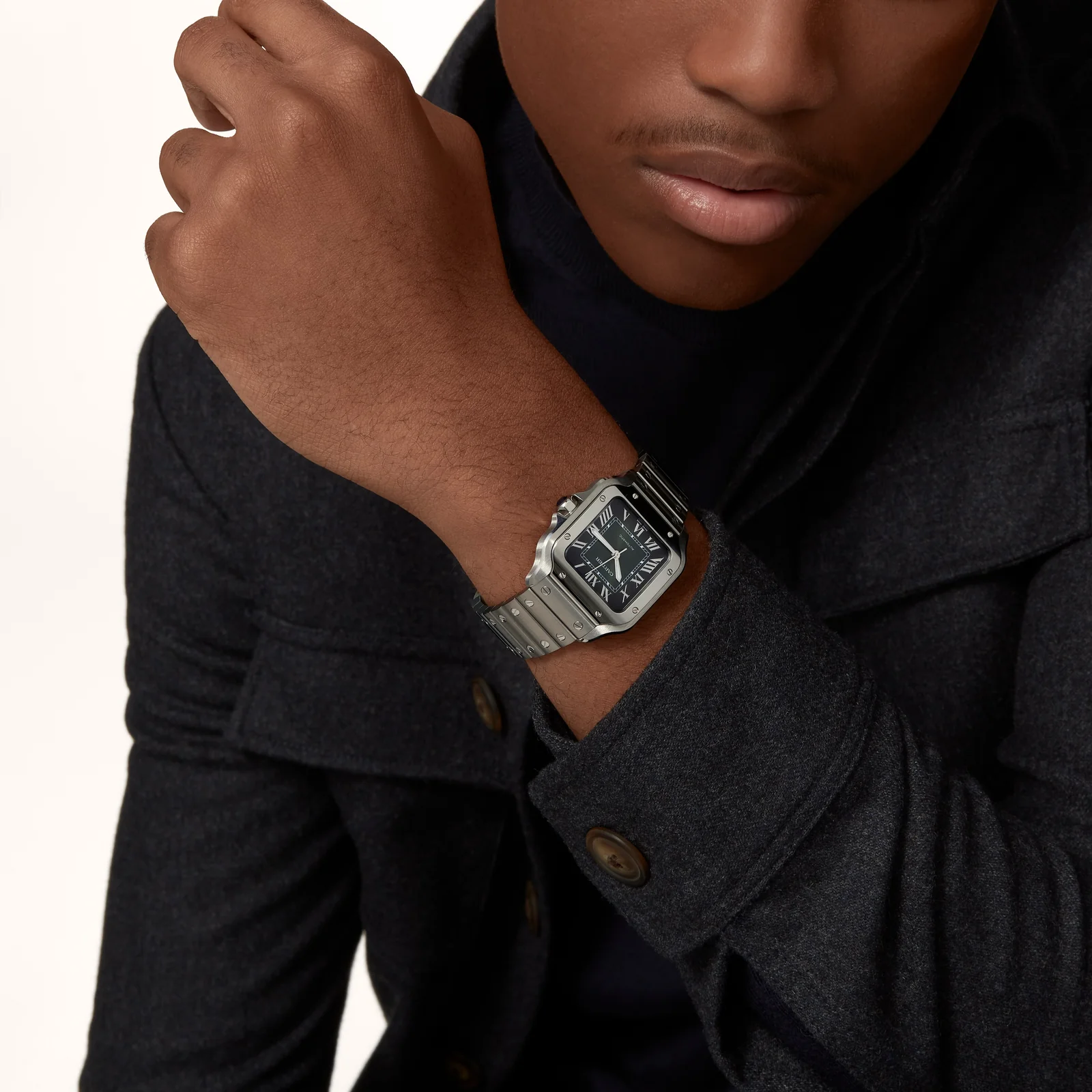 Santos de Cartier watch Medium Model - Image 10
