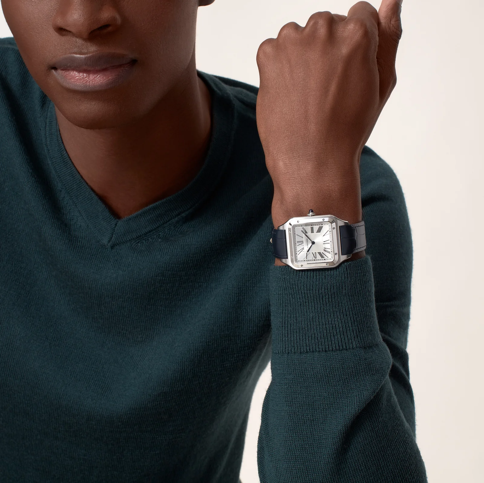 Santos-Dumont de Cartier watch Extra-Large Model - Image 12