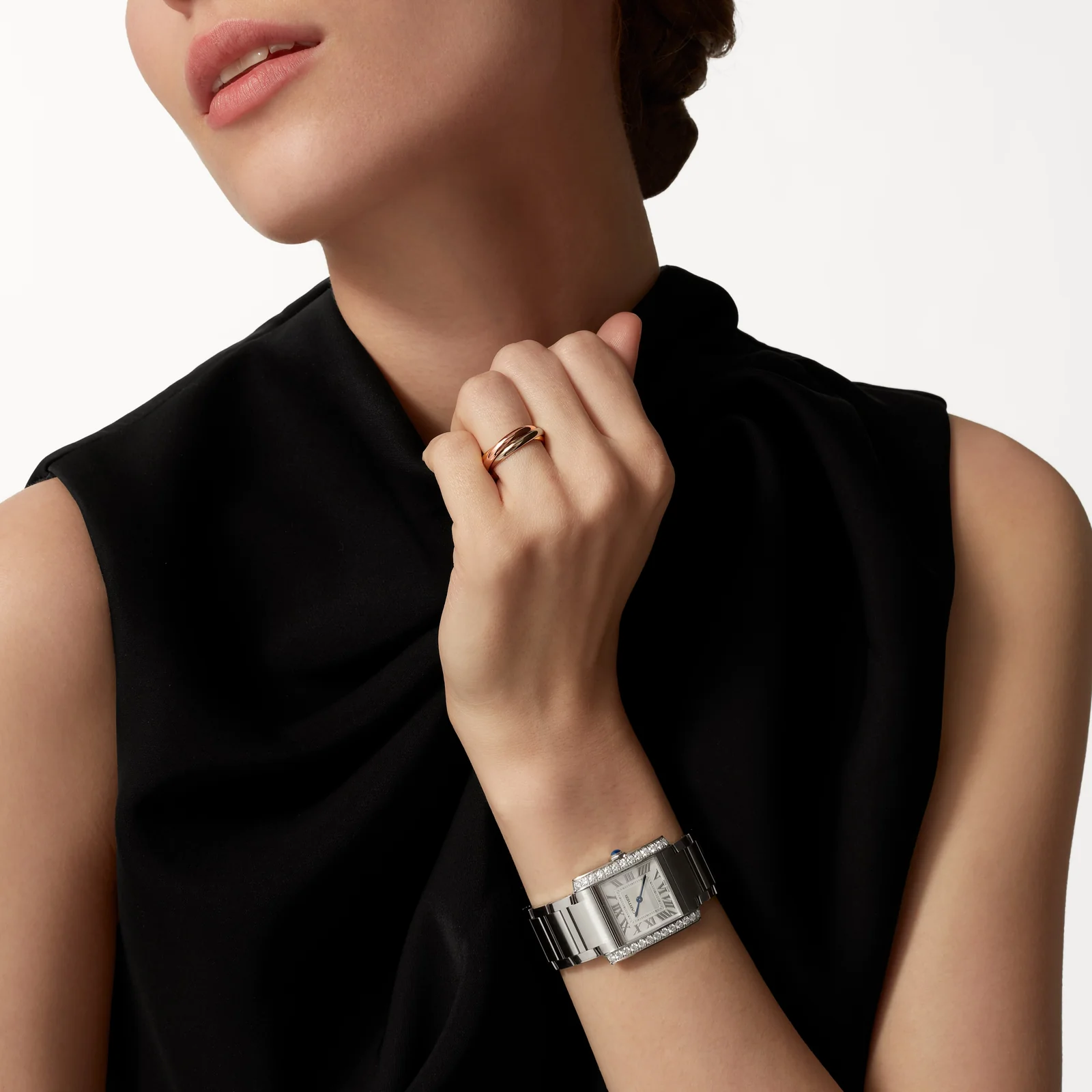 Tank Française de Cartier watch Medium Model - Image 9